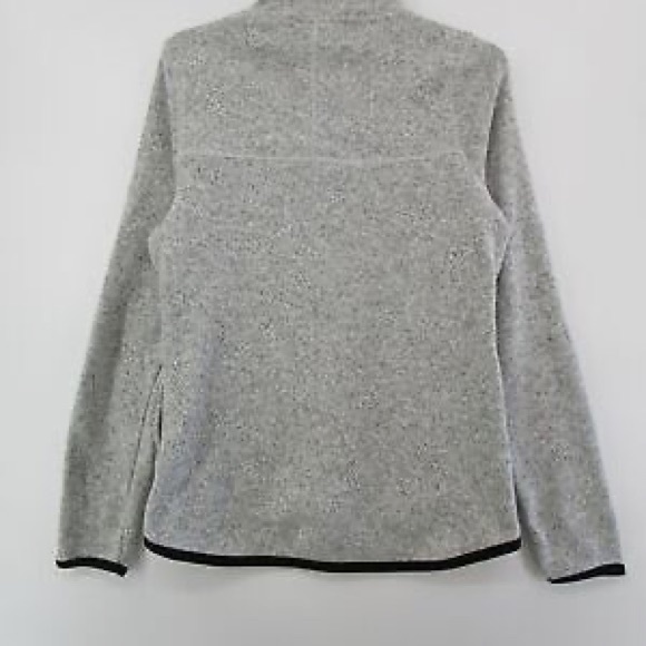 Nike Sweater Womens Small Full Zip Sweatshirt black and grey - Picture 6 of 7